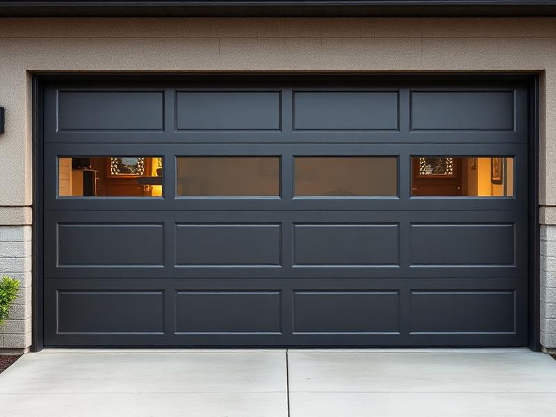 Modern steel garage door installation in Bladenboro NC